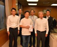 寄附者氏名及び採納式の画像3