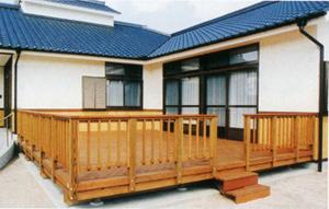 ウッドデッキの画像