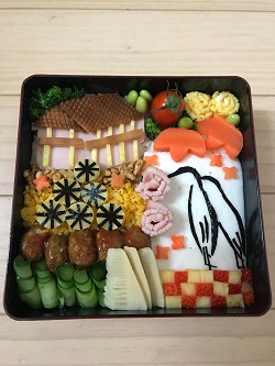 総社の見どころ満載弁当の画像
