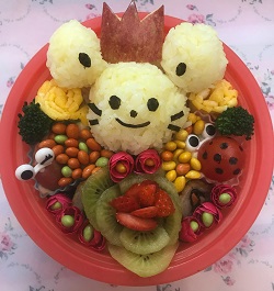 チュッピーinお花畑の画像