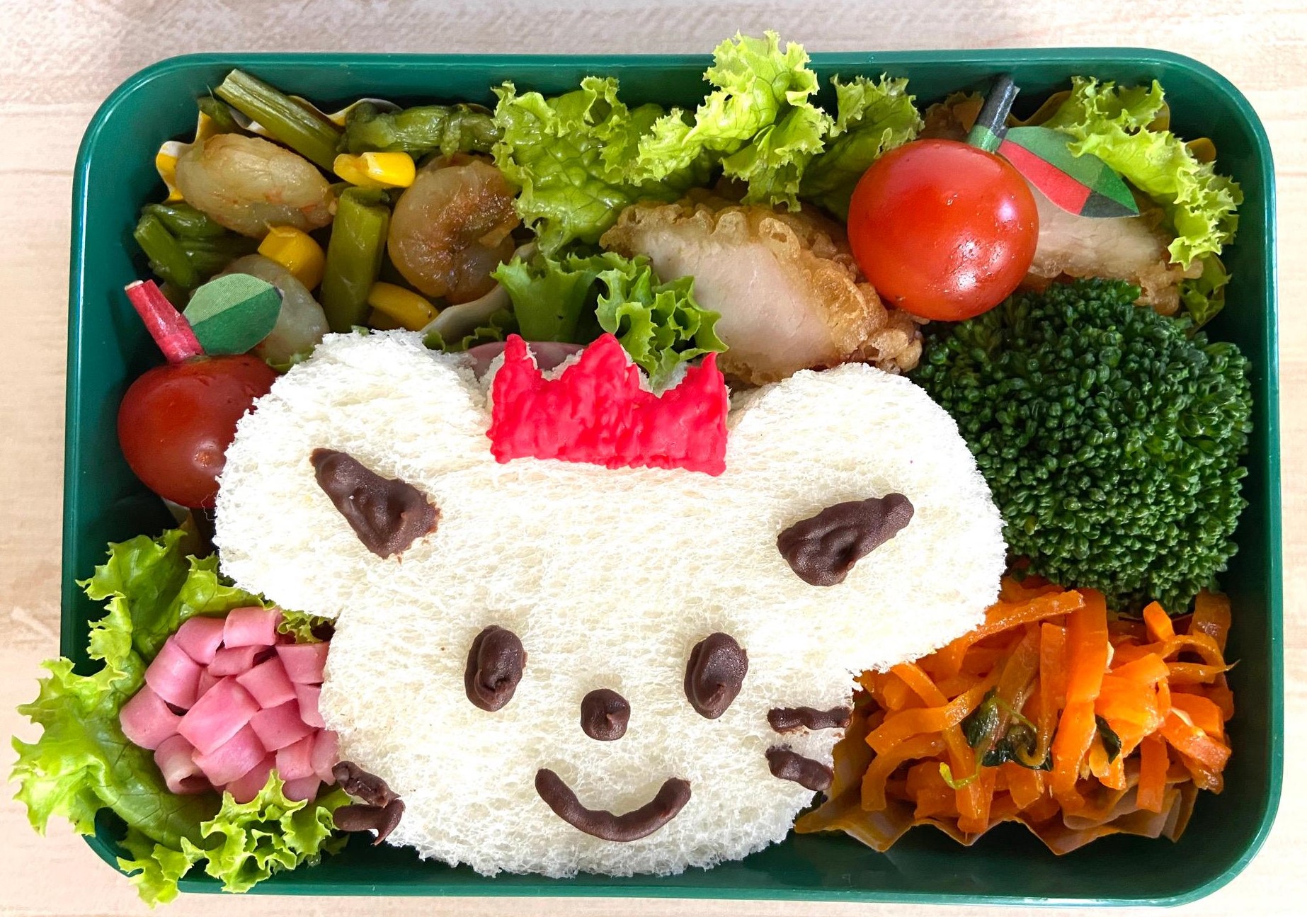 チュッピーのサンドイッチ弁当の画像