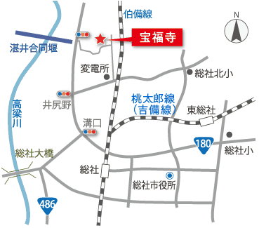宝福寺 周辺MAP