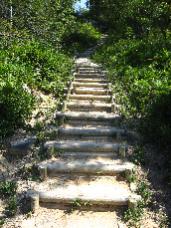 直登コース（1234階段）の画像