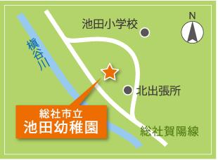 池田幼稚園の地図