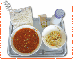 ソフトめんミートソースの画像