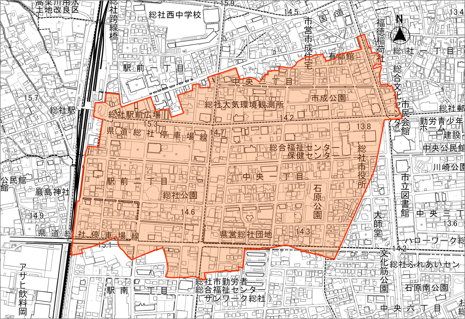 画像駅前地図の画像