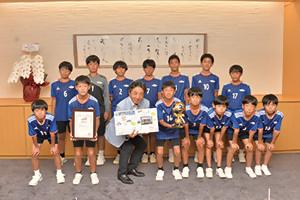 18日　総社北サッカークラブ全国大会出場報告の画像