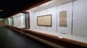 総社吉備路文化館2階展示室内部