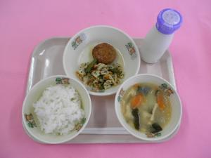 学校給食（２月27日）