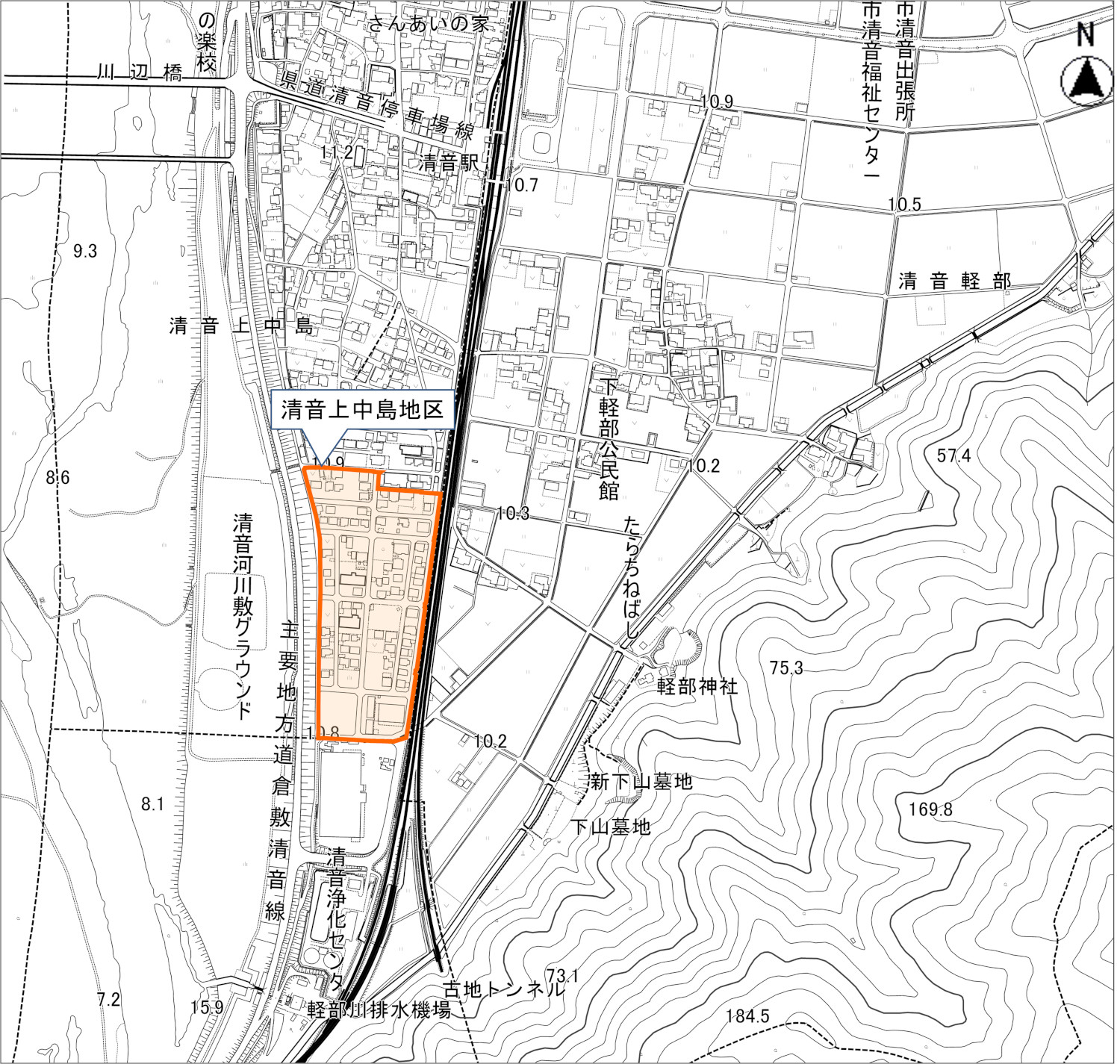 区画整理の区域図2