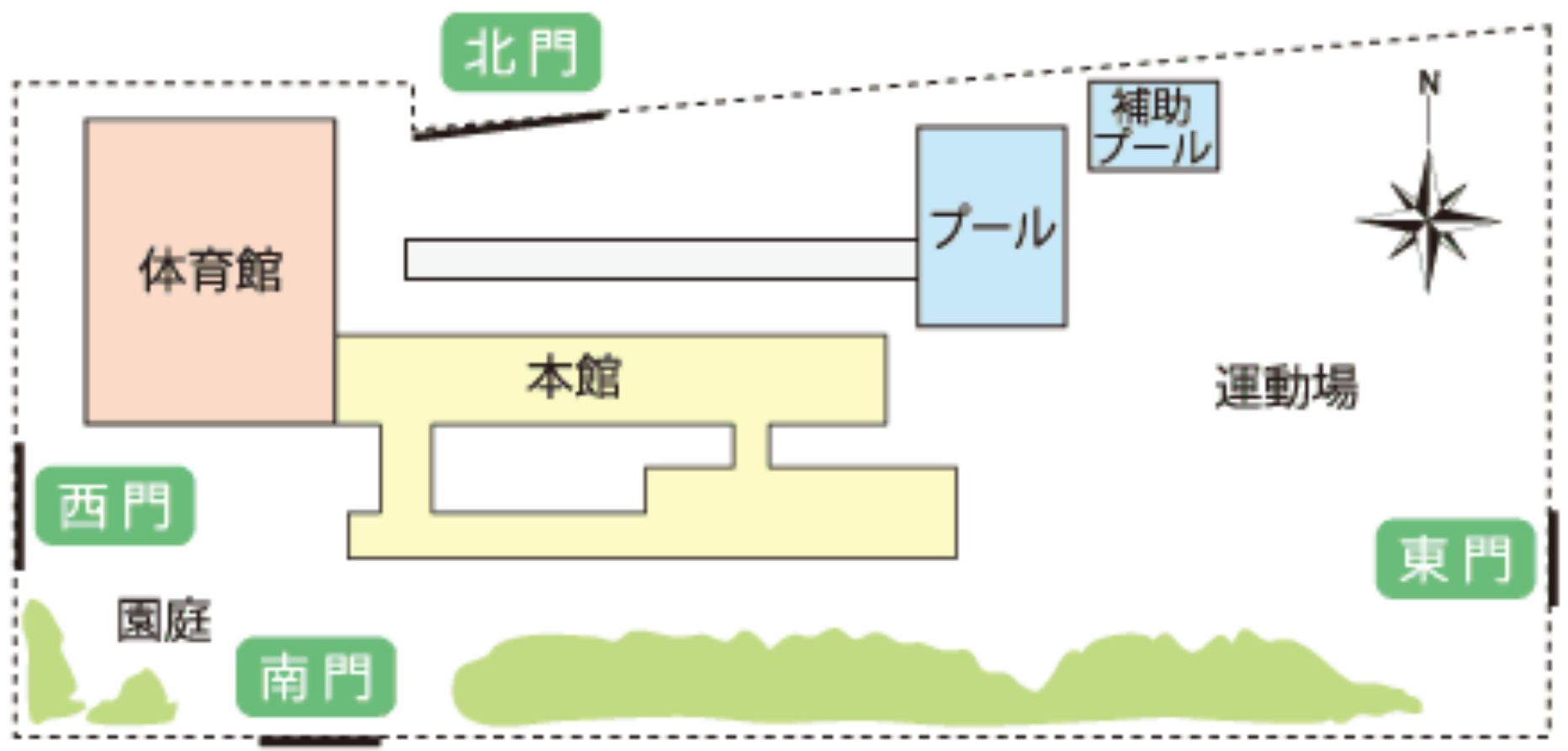 1-5アクティブキャンパス校内平面図