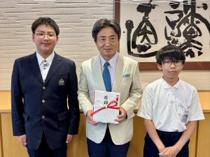 SKYMジュニア・ウインドアンサンブル採納式写真
