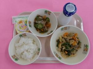 学校給食（６月９日）