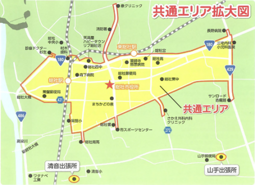 共通エリア拡大図