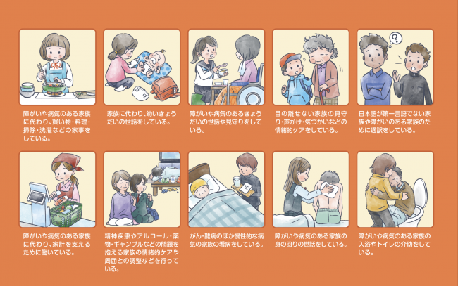 ヤングケアラーの例