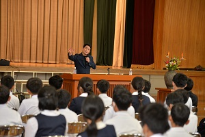 野口さんの講演