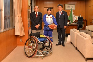 241001全国障害者スポーツ大会出場選手壮行式