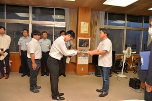 辞令交付の様子