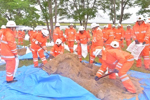 9日　水防訓練への画像2