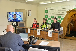 12日　能登半島地震被災地支援テントプロジェクトを発足の画像