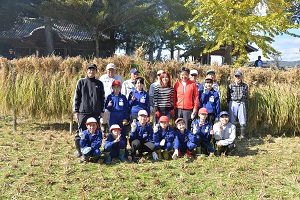 14日 赤米の稲刈りへの画像2