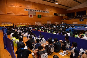 12日 市長杯卓球大会を開催の画像1