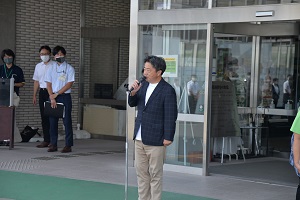 15日　新型コロナウイルスワクチン令和5年秋開始接種の接種券発送式の画像1