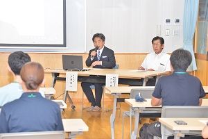 9日　地域部活動指導者育成講座の開講式への画像1