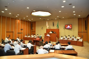202308248月定例市議会開会