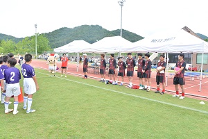 25日　サッカー教室への画像