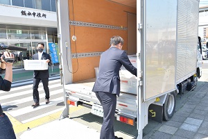 1日　新型コロナウイルスワクチン令和5年春開始接種の接種券発送式の画像2