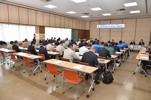 19日 新庁舎（庁舎棟・議会棟）建設工事暴力団等排除対策協議会発足式への画像
