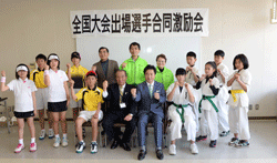 27日　全国大会出場選手を激励の画像2