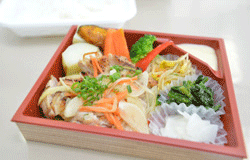 25日　そうじゃ！ヘルシーメニューに農マル園芸吉備路農園の「森林どりの炙り焼南蛮弁当」の画像2