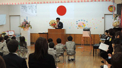 22日　すずらん保育園の卒園式への画像