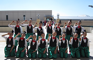 準優勝に輝いた総社南高校ダンス部