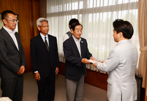 宮城っ子基金に寄付