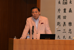 富山市長の講演