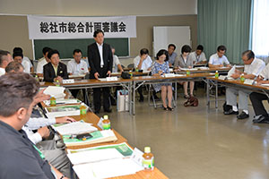 清水会長のあいさつ