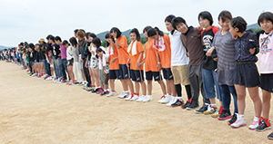 声を掛け合いながら前へ進む