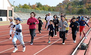 山口さんの走りを学ぶ