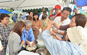 無洗米の炊き方を学ぶ