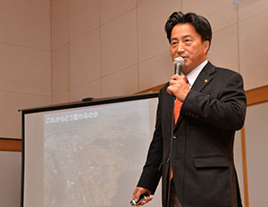 この一年の総社市を説明する市長