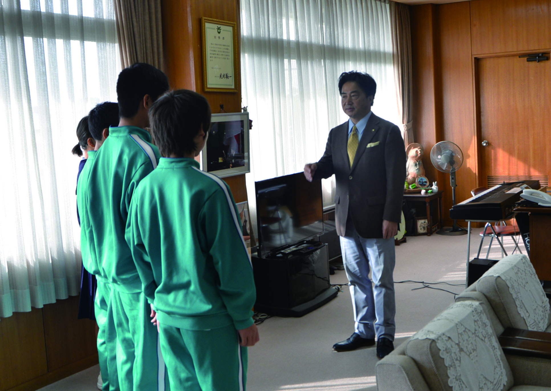 職場体験あいさつ