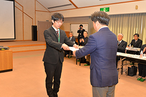 インターンシップ辞令交付