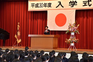 総社東中入学式