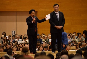 日本相撲協会義援金贈呈式の画像1