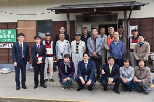 下原地区の住民と