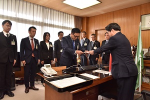 復興推進室辞令交付の画像1