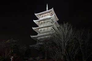 五重塔ライトアップの画像2